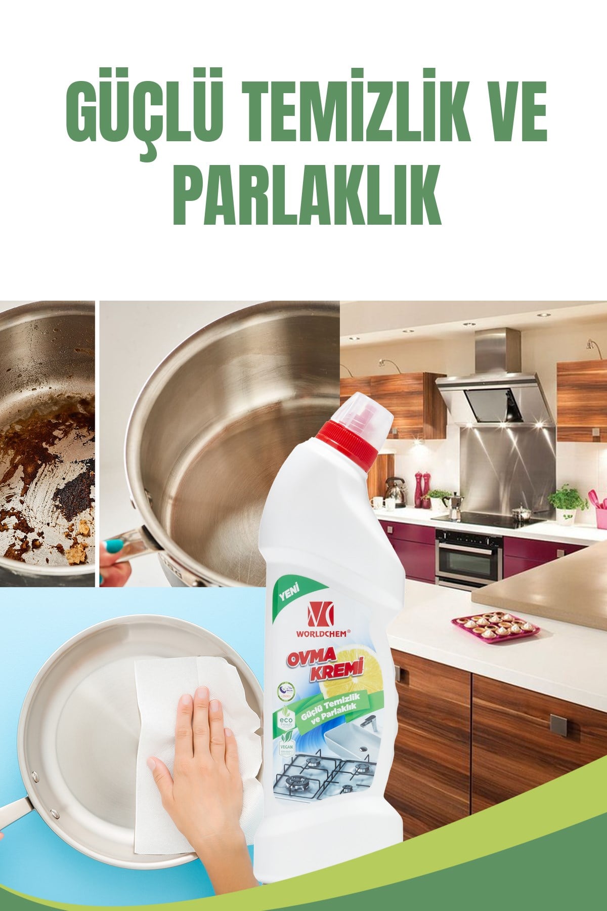 Bitkisel Ovma ve Parlatma Kremi Bitkisel Vegan Helal Sertifikalı 1 kg