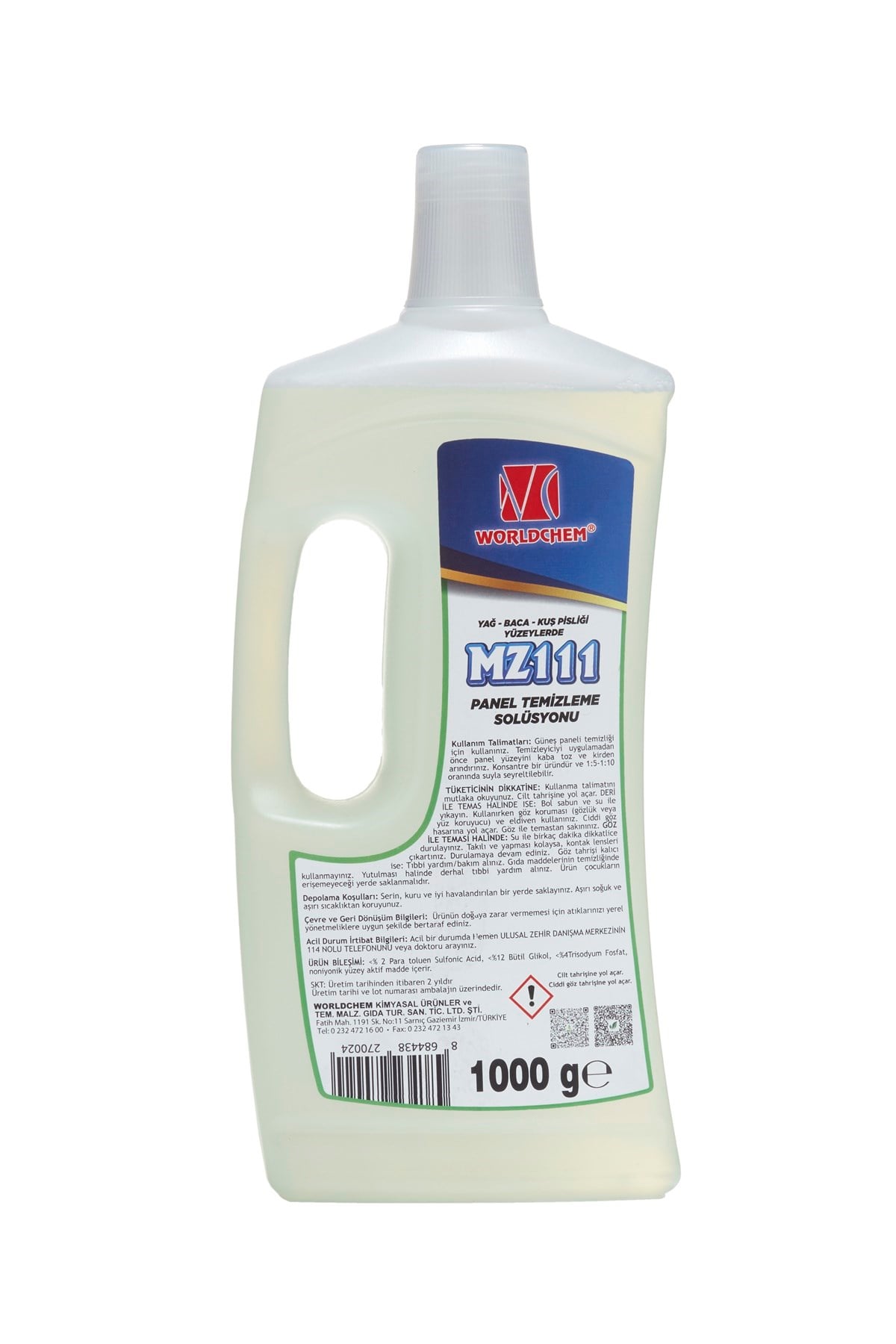 Solar Panel Cleaning Product MZ 111 Herbal, Eco-Friendly 1 lt