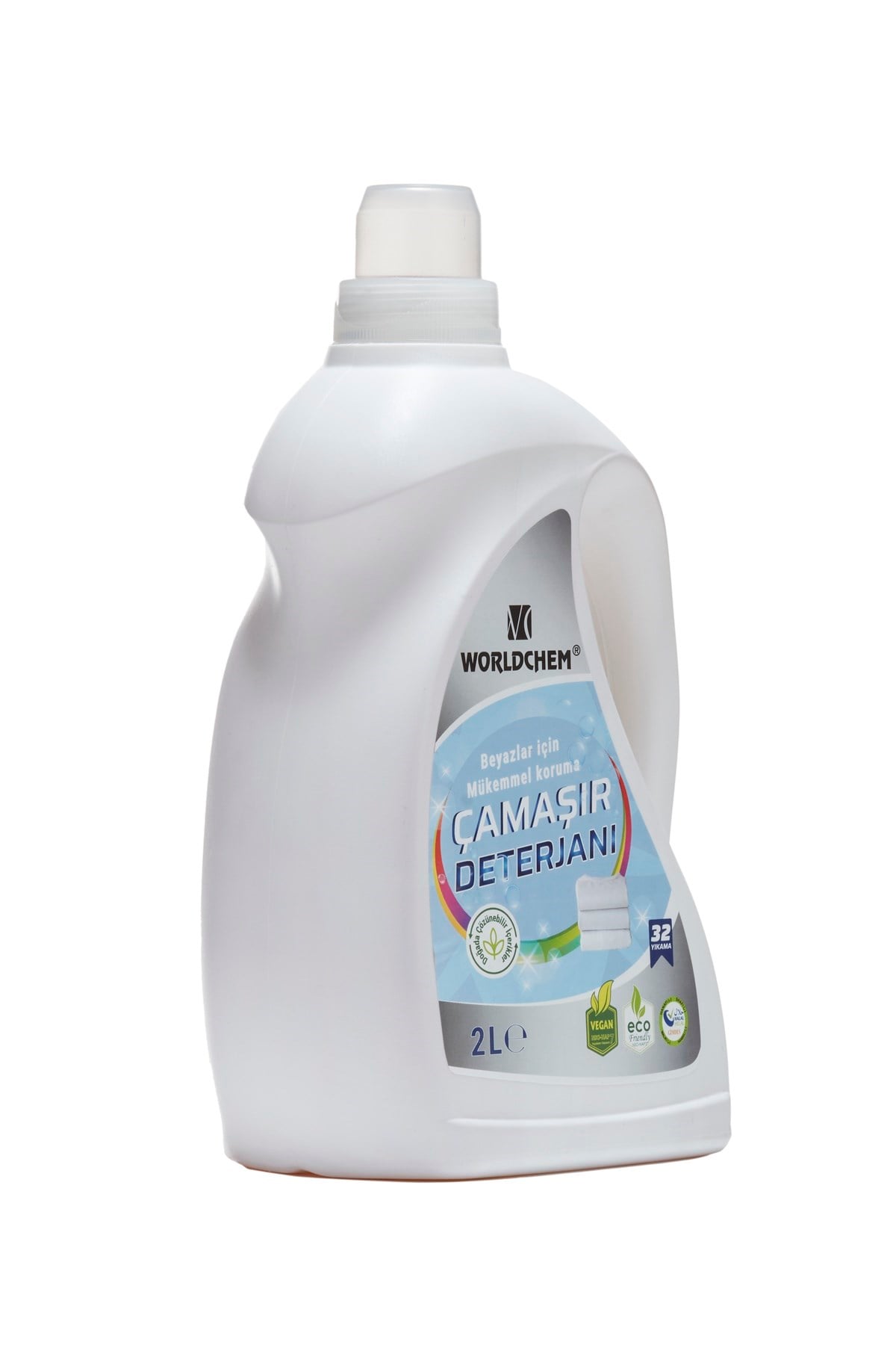 Herbal Liquid Laundry Detergent Concentrated for Whites 2 Lt Halal Certified