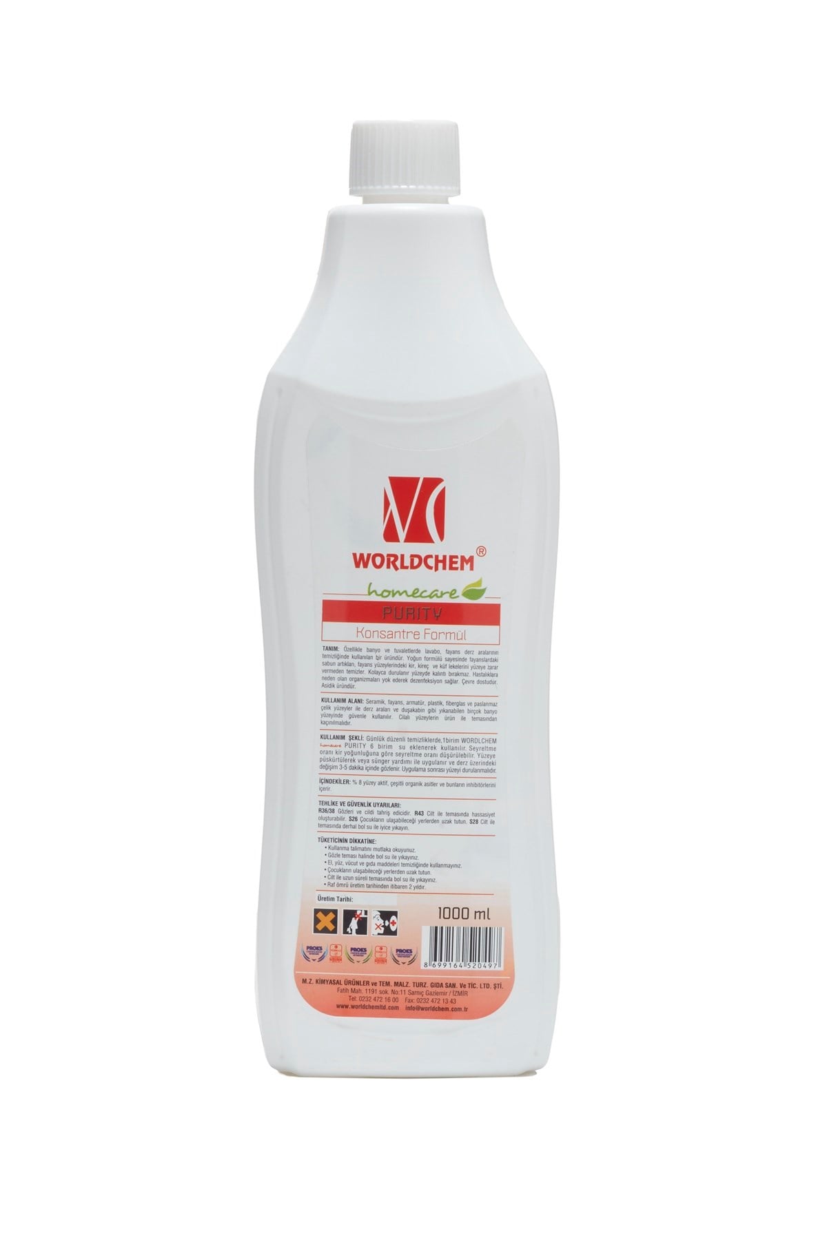 Purity Bitkisel Banyo Tuvalet Temizleyici Çevre Dostu Vegan 1000 ml