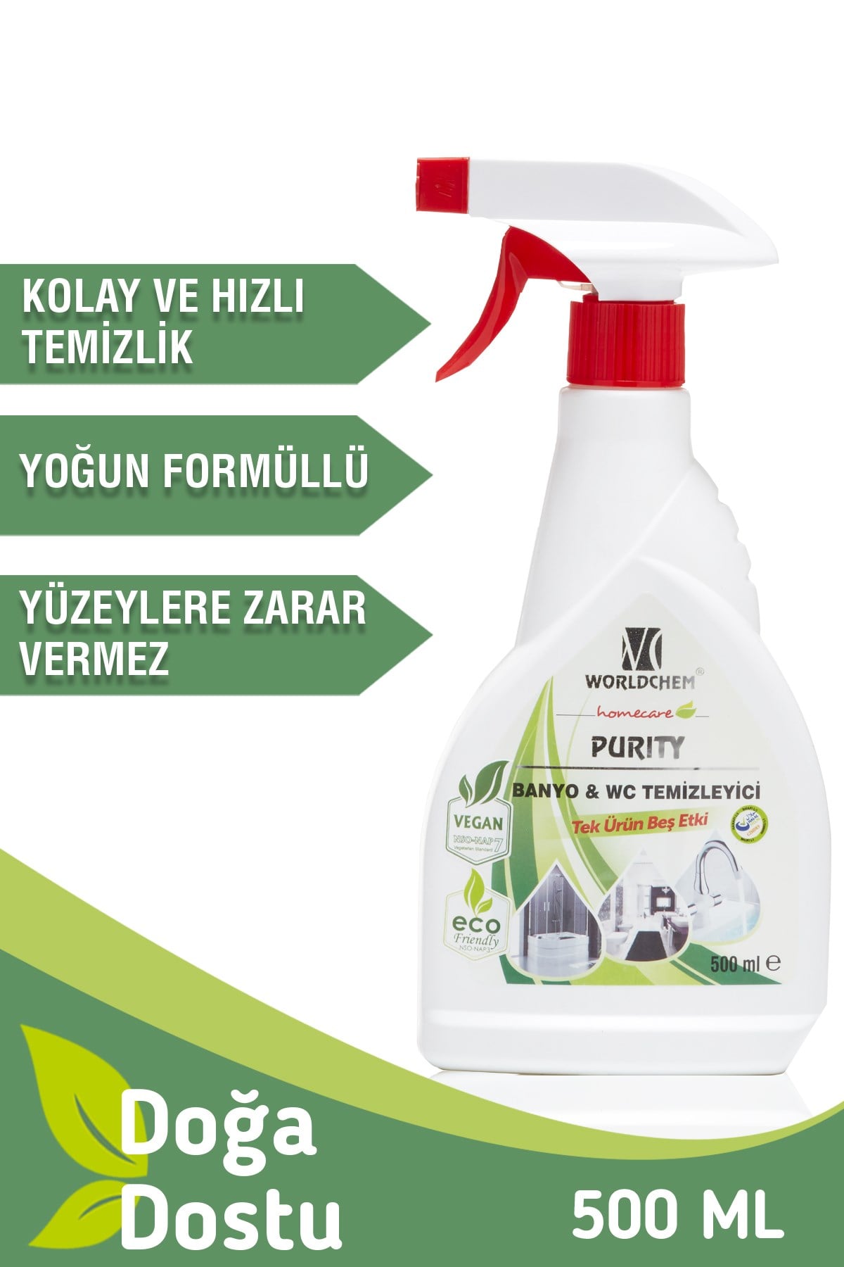 Purity Bitkisel Banyo ve Tuvalet Temizleyici Helal Serfifikalı 500 ml