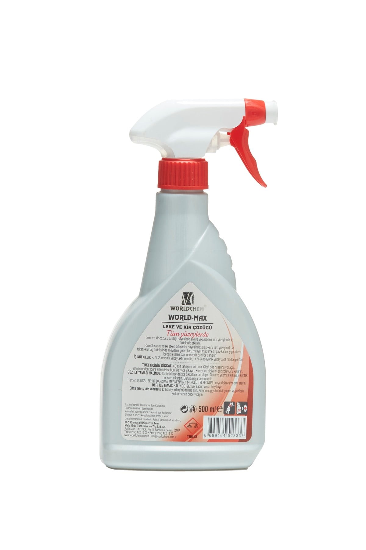 World Max Bitkisel Leke ve Kir Çözücü Vegan 500 ml