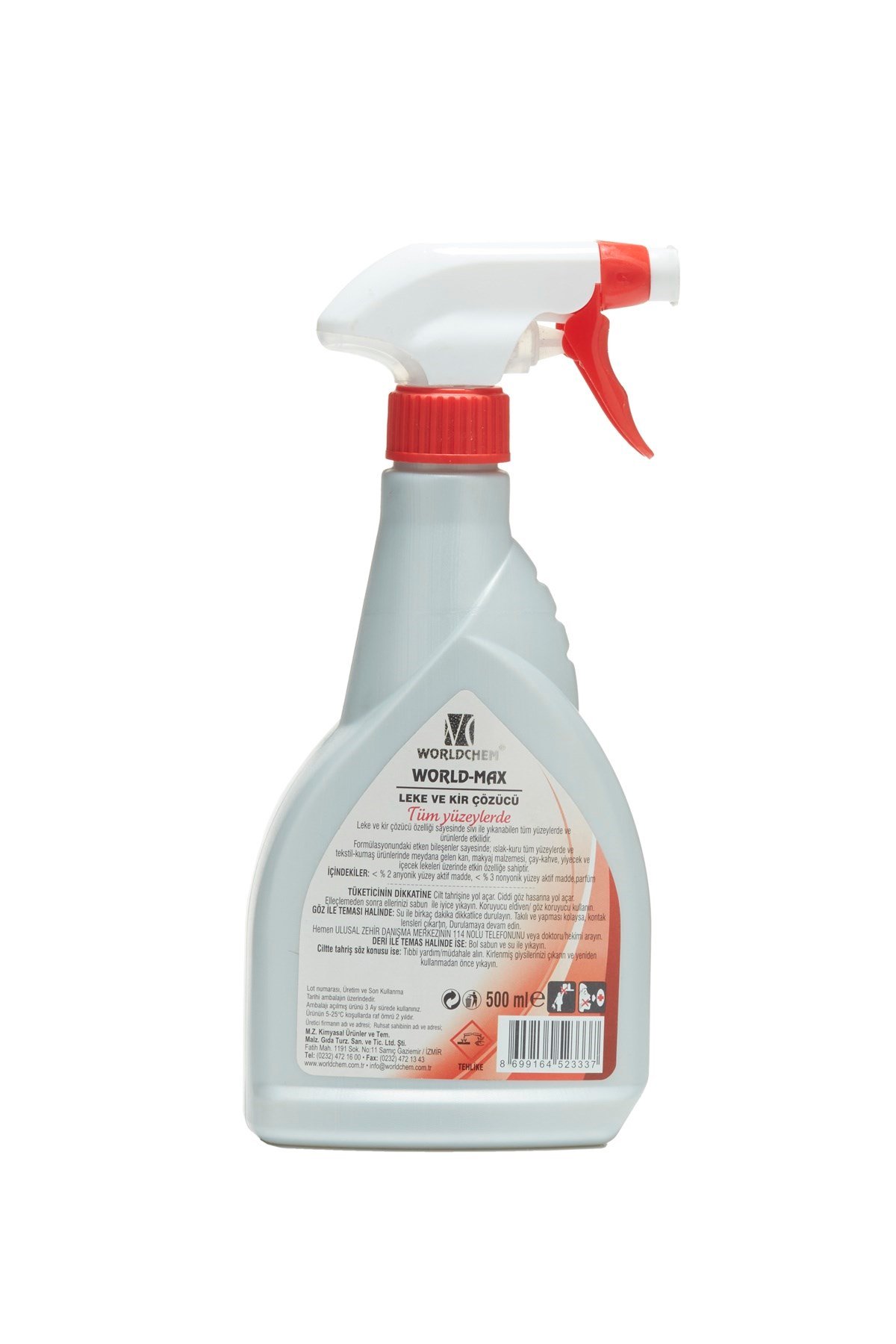 World Max Bitkisel Leke ve Kir Çözücü Vegan 500 ml