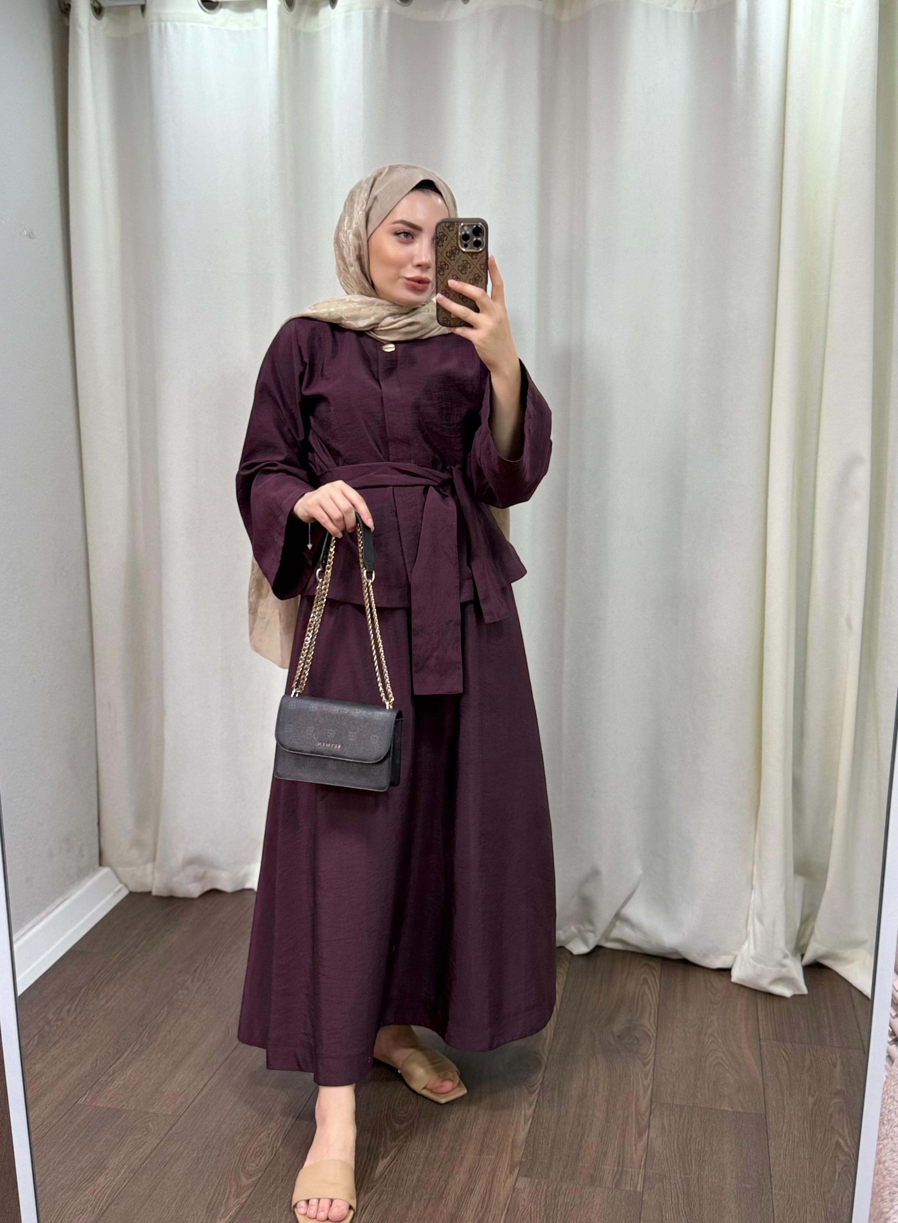 Mürdüm Duru Etekli Takım