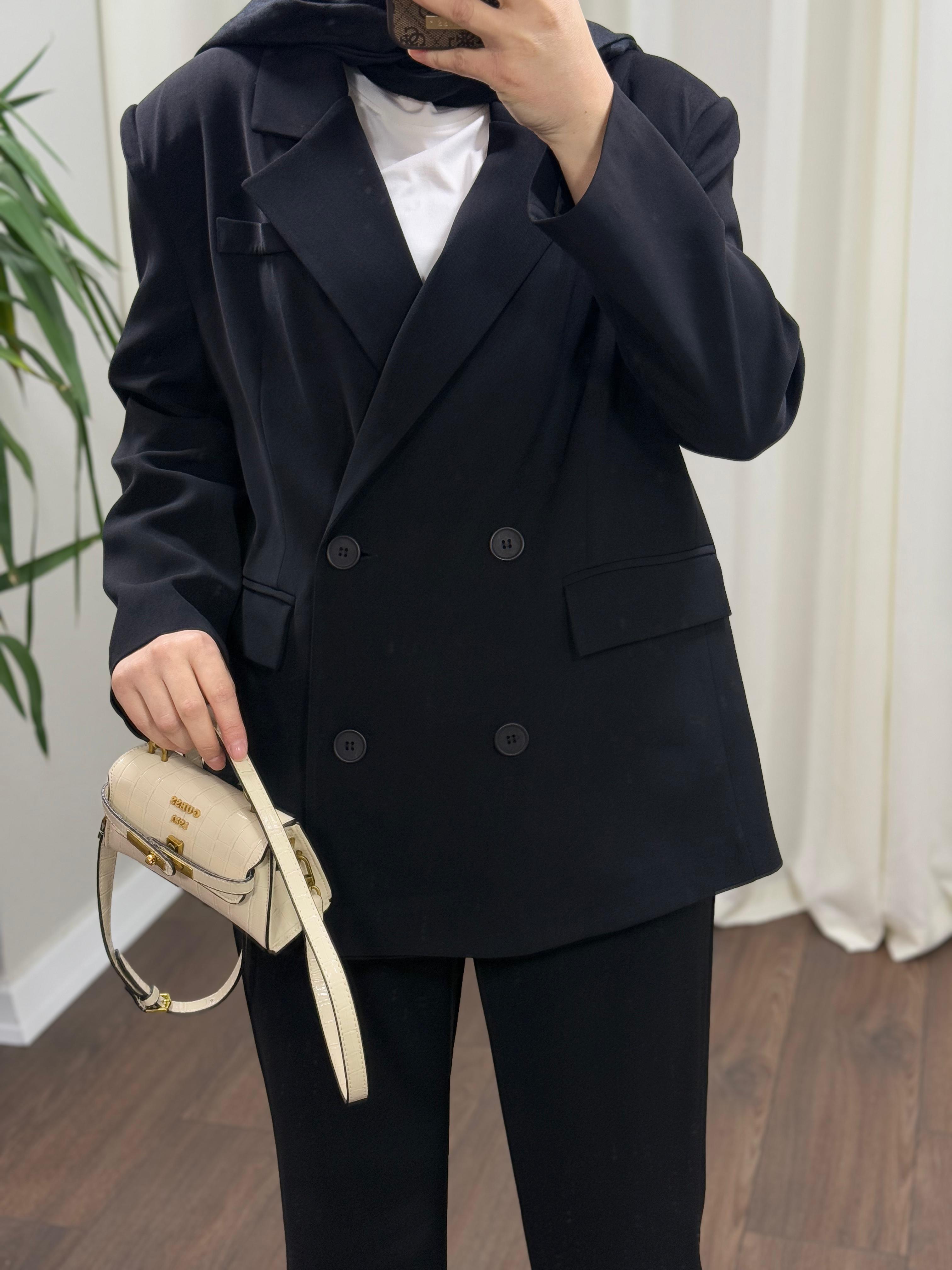 Siyah Blazer Ceket