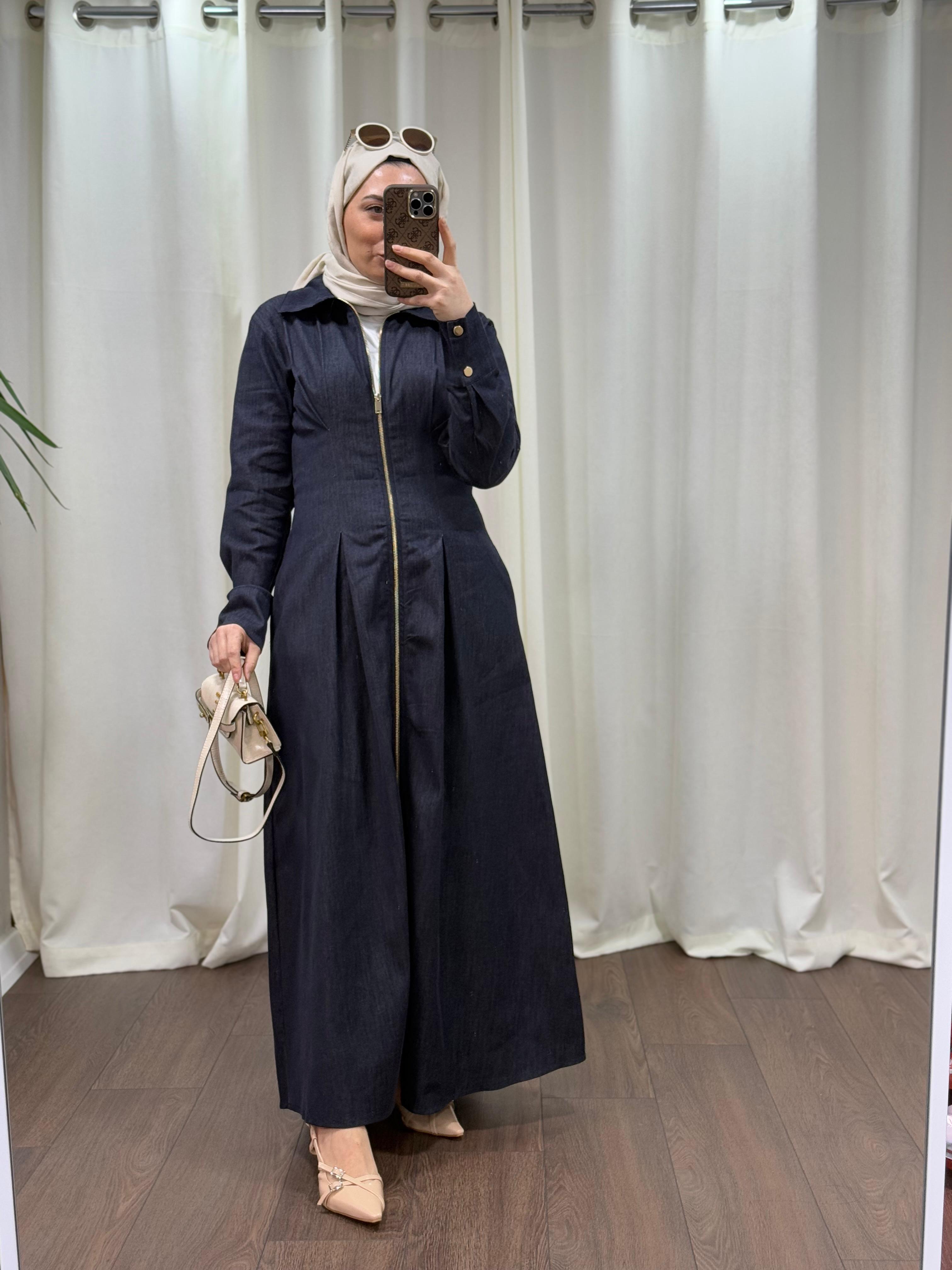 Viola Denim Elbise