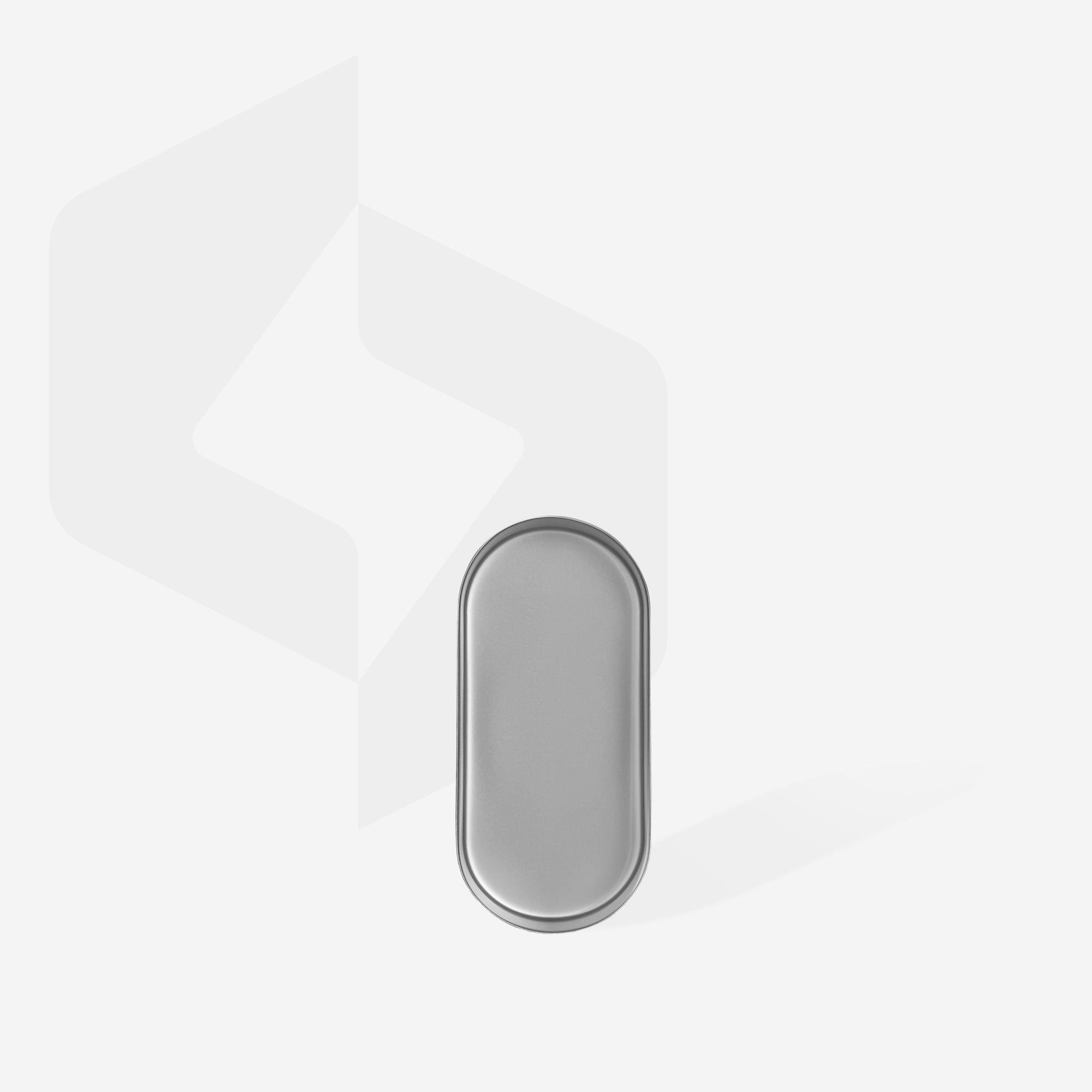 Kapaklı Paslanmaz Çelik Freze Tepsisi, 90x40x15 mm