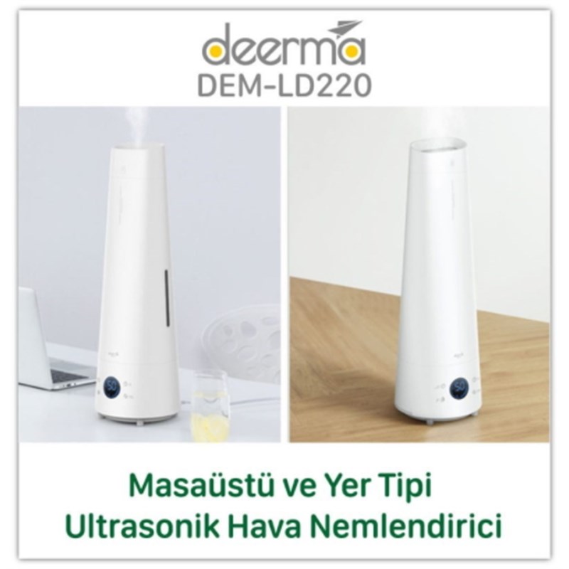  Deerma LD220 Kumandalı Ultrasonik Soğuk Buhar Makinesi