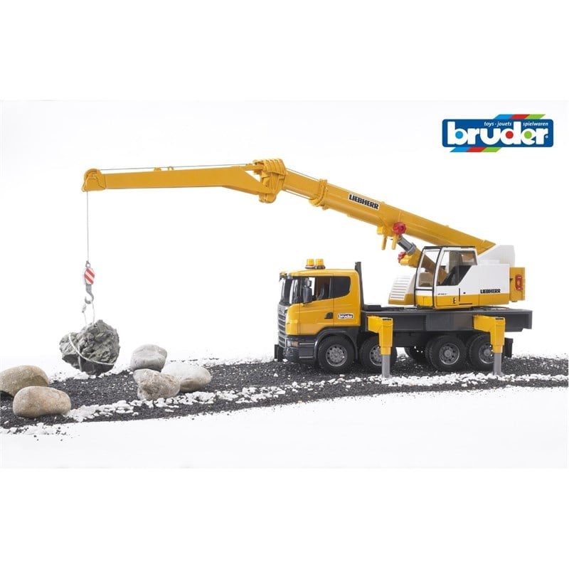 Bruder Scania R-Serisi Liebherr Vinçli Kamyon 03570