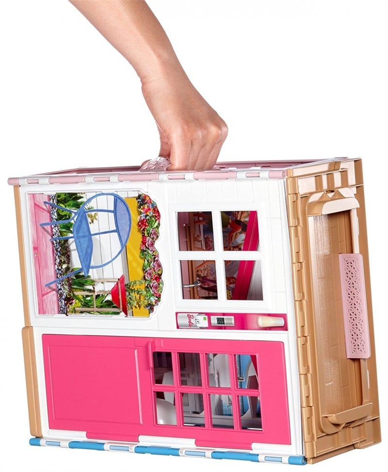 Barbie Renkli Portatif Evi DVV47