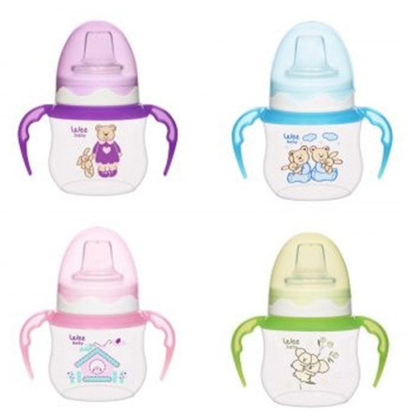 Wee Baby Antikolik Akıtmaz Kulplu PP Bardak 125 ml