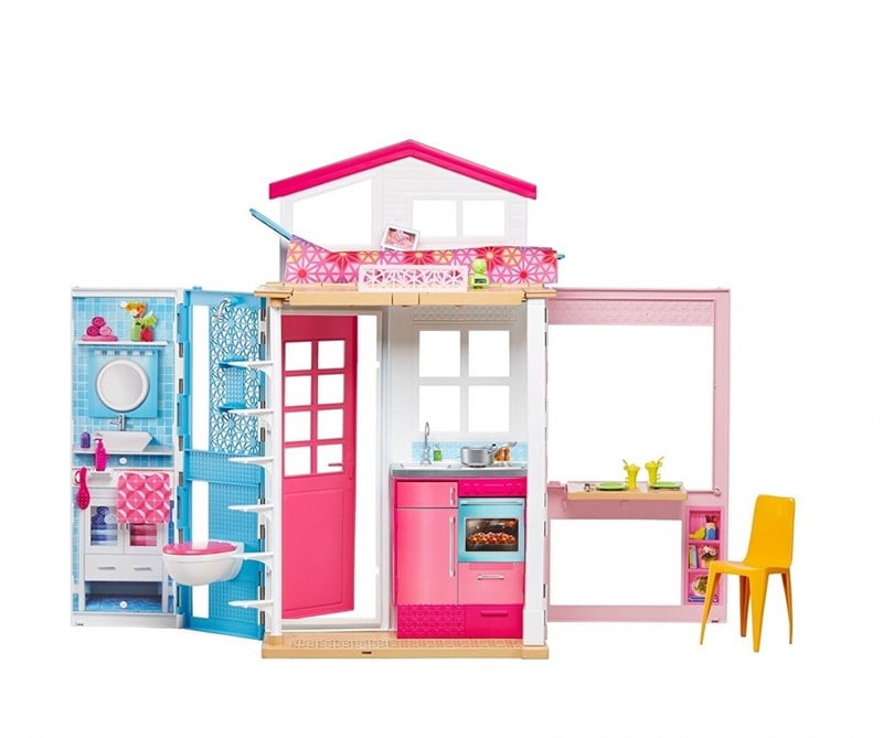 Barbie Renkli Portatif Evi DVV47