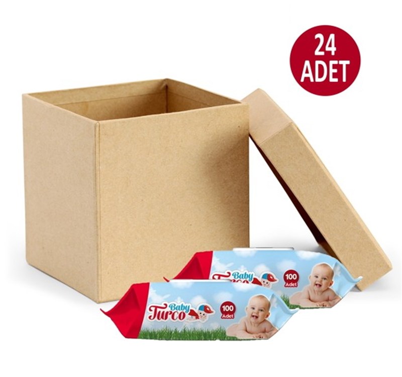Baby Turco 100 Yaprak 24'lü Paket Islak Mendil