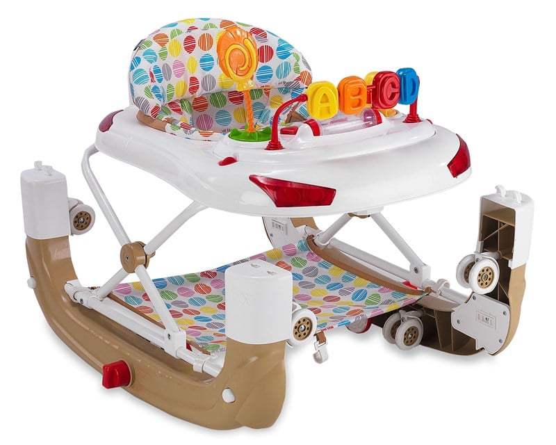 Babyhope 219 Tobby Sallanan Yürüteç Kahverengi
