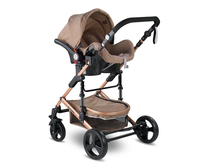 Babyhope BH-3007 Runner Travel Bebek Arabası Gold