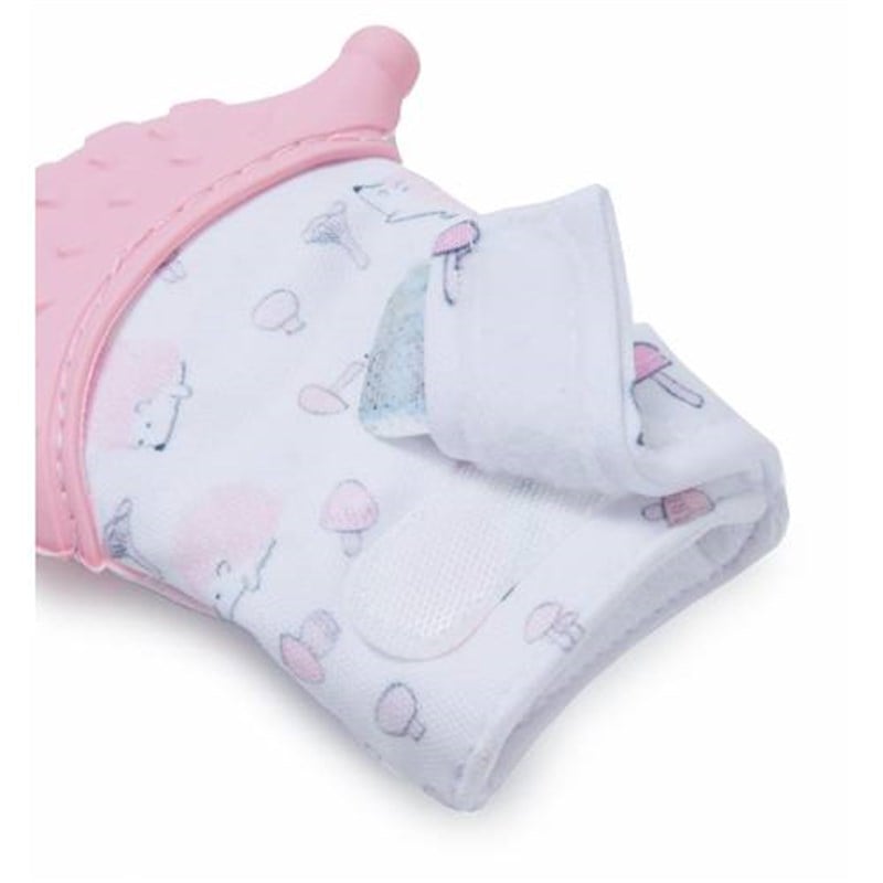 Babyjem Diş Kaşıyıcı Eldiven Kirpi Mavi