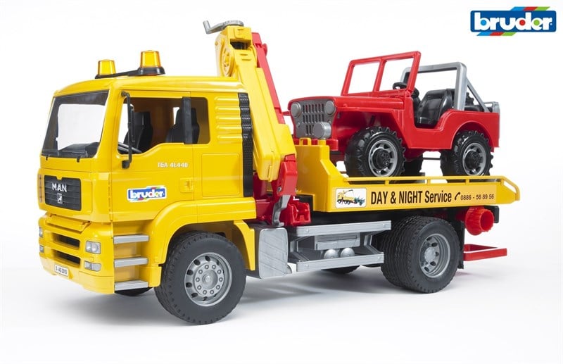 Bruder MAN Araba Çekici ve Jeep 02750