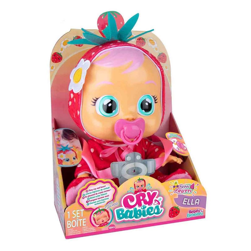Cry Babies Ağlayan Bebek Tutti Frutti W1 Çilek Ella CYB12000