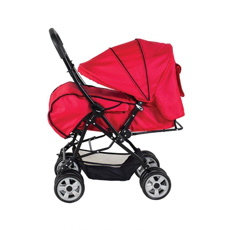 Crystal Baby 212 Mega Çift Yönlü Bebek Arabası Mor