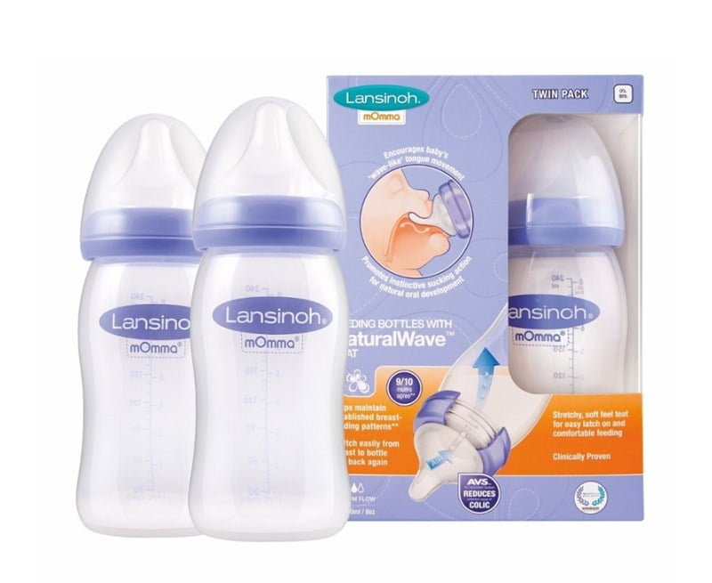Lansinoh Natural Wave Biberon Seti 2 x 240ml
