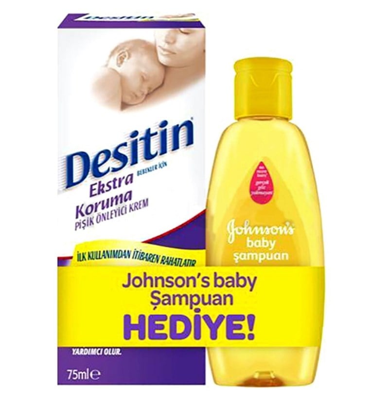 Desitin Ekstra Koruma Pişik Kremi Johnsons Baby 50ml Şampuan Hediyeli