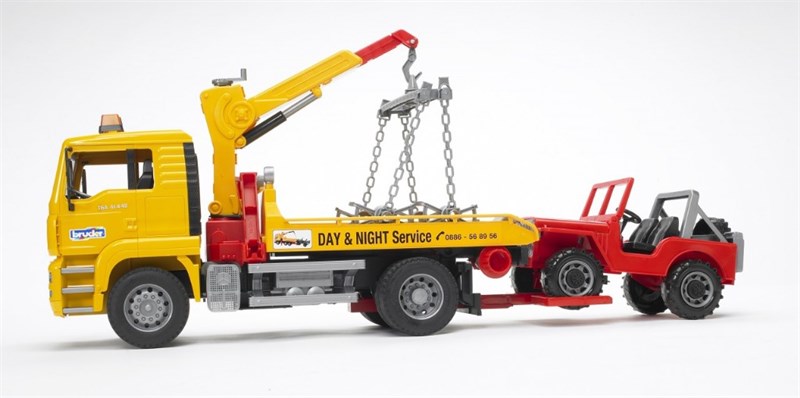 Bruder MAN Araba Çekici ve Jeep 02750