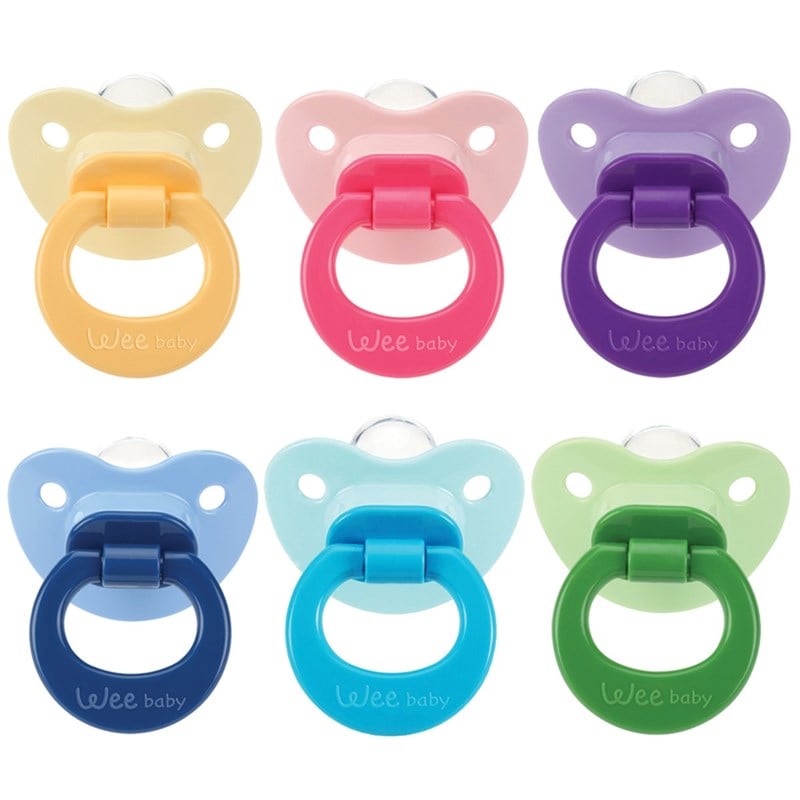 Wee Baby Silikon Damaklı Emzik No3 Askılı 18 Ay
