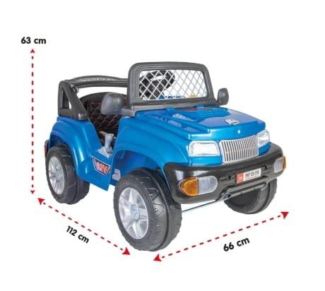 ilsan Panther Akülü Araba 12V Metalik Mavi