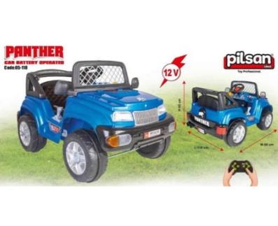ilsan Panther Akülü Araba 12V Metalik Mavi