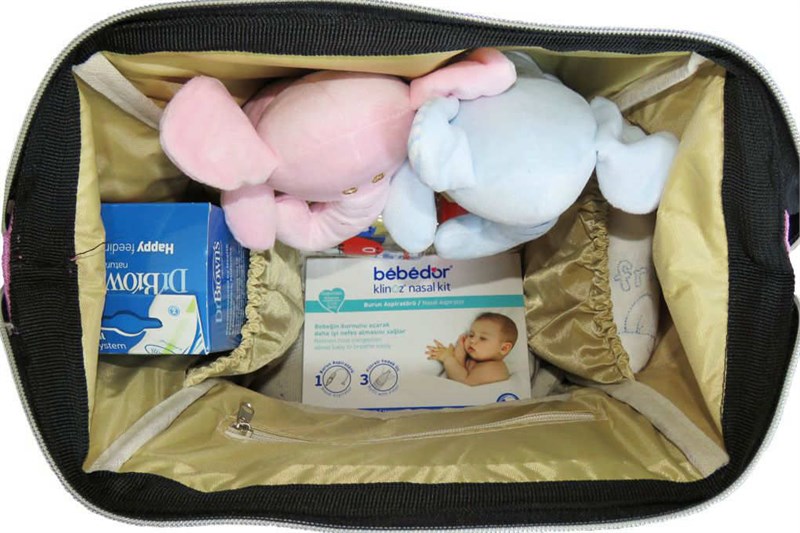 Little Baby Çok Fonksiyonlu Lüks Bebek Bakım Çantası - Lila