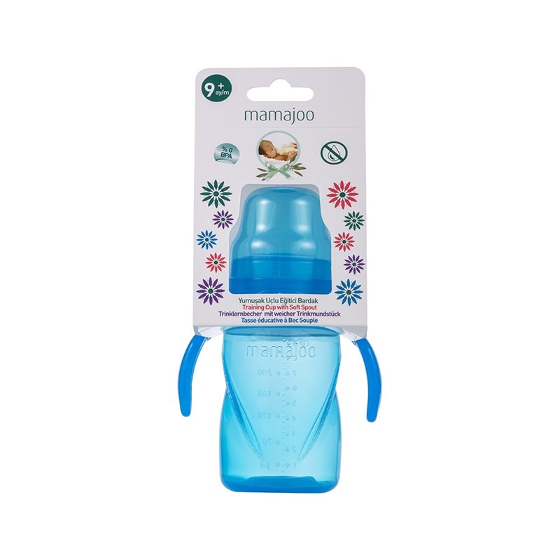 Mamajoo Yumuşak Uçlu Damlatmaz 270 ml Eğitici Bardak