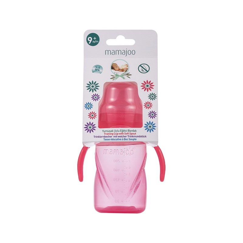 Mamajoo Yumuşak Uçlu Damlatmaz 270 ml Eğitici Bardak