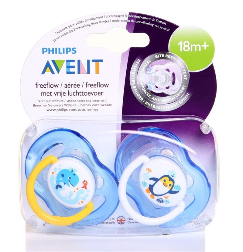 Philips Avent SCF186/24 Desenli Yalancı Emzik 2li 18+