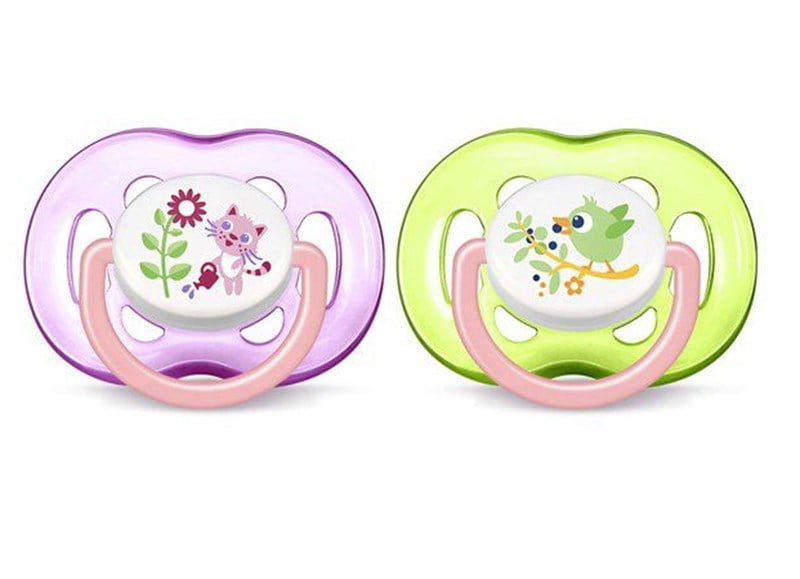 Philips Avent SCF186/25 Desenli Yalancı Emzik 2li 18+ Kız