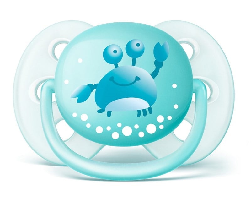 Philips Avent SCF226/20 Ultra Soft Desenli Emzik 0-6 Ay Mavi