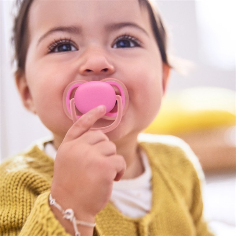 Philips Avent SCF245/22 Ultra Air Silikon Emzik 6-18 Ay Renkli Kız