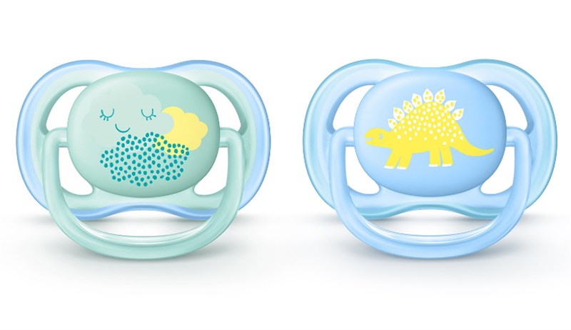 Philips Avent SCF344/20 Ultra Air Silikon Emzik 2li 0-6 Ay Desenli Erkek