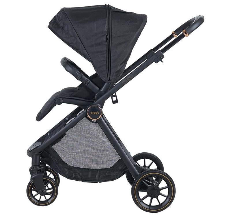 Prego 2028 Venüs Travel Sistem Bebek Arabası Siyah