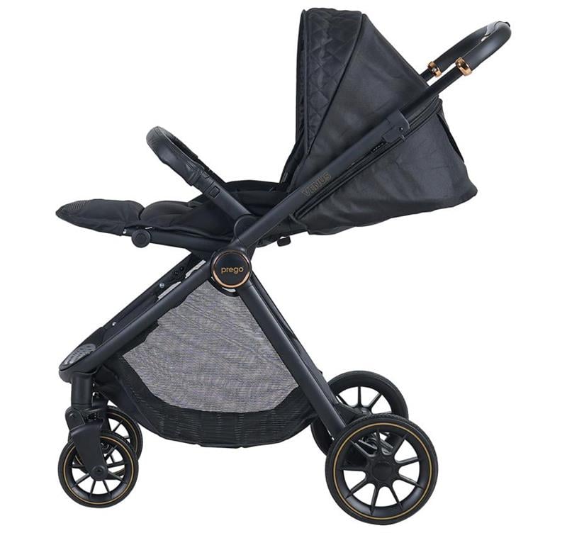 Prego 2028 Venüs Travel Sistem Bebek Arabası Siyah