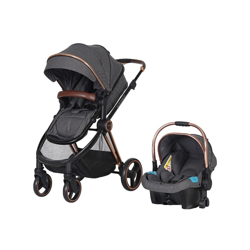 Prego 2098 Macan Gri Travel Sistem Bebek Arabası