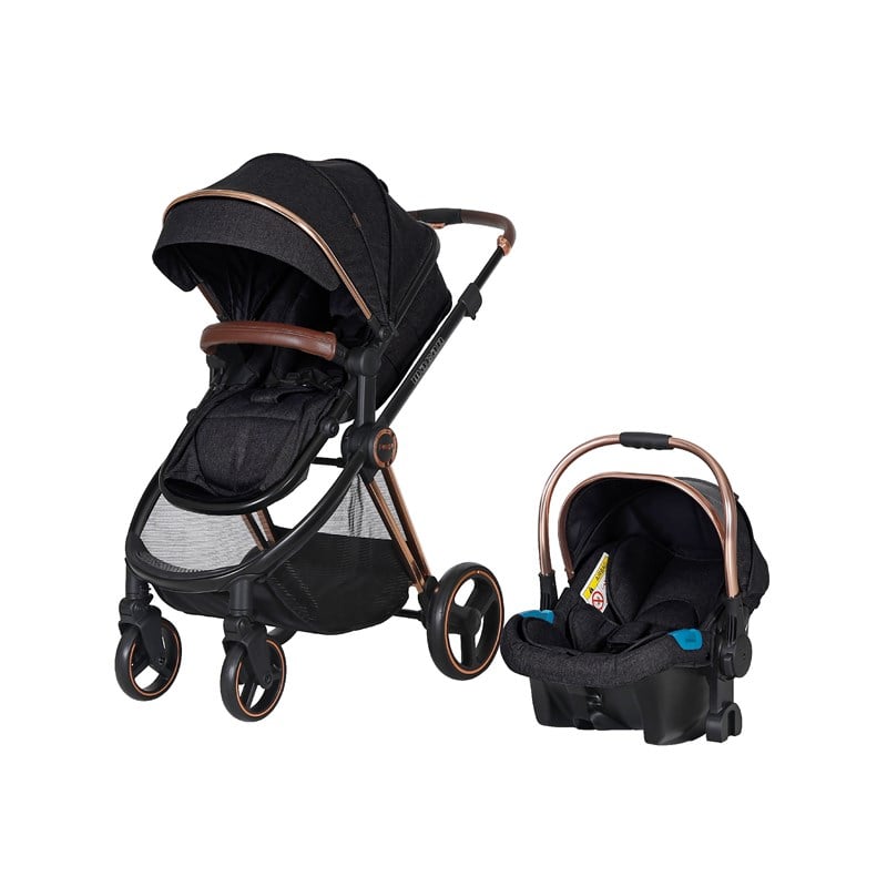 Prego 2098 Macan Siyah Travel Sistem Bebek Arabası