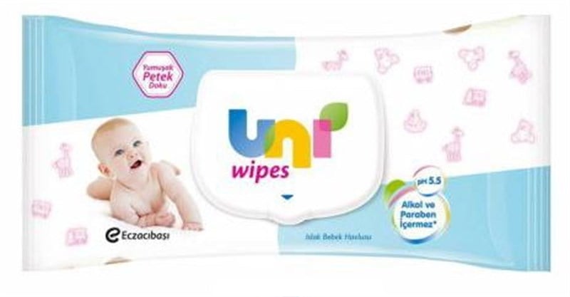 Uni Baby Uni Wipes Kapaklı Islak Havlu Mendil 90lı - 12 Adet (1080Yaprak)