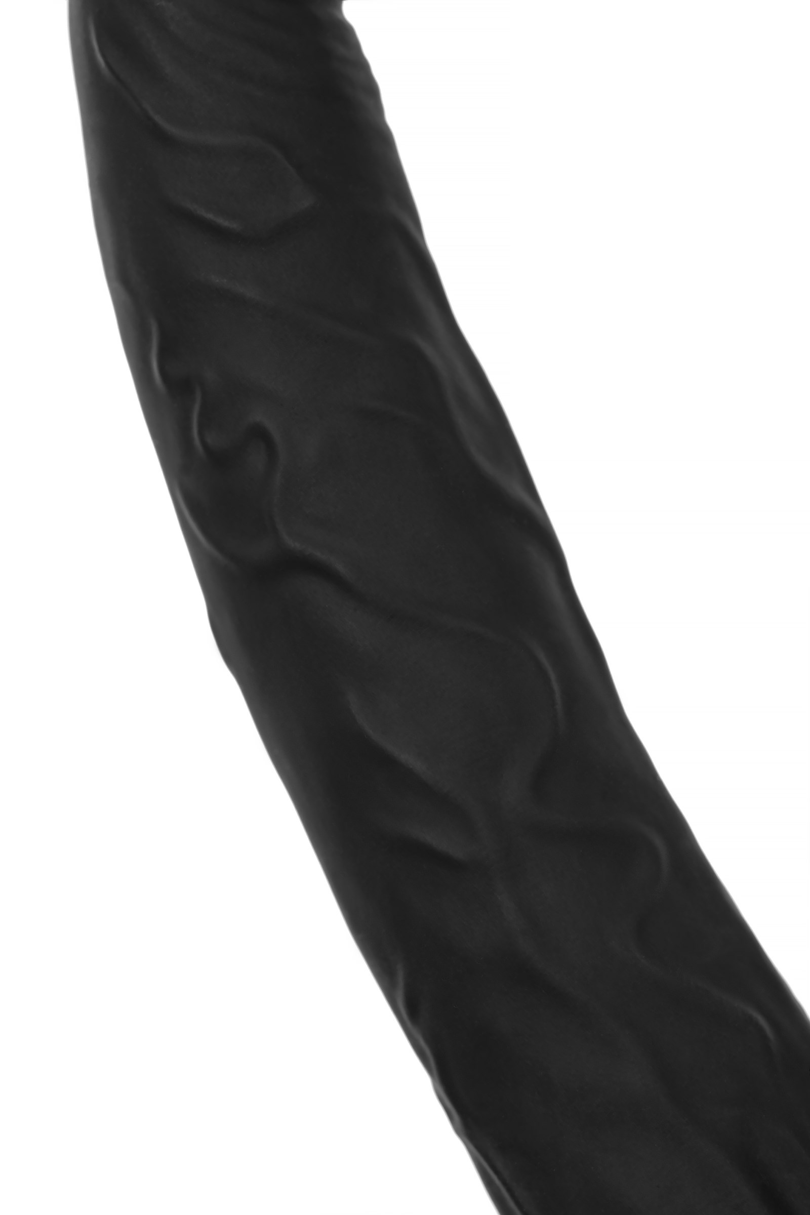 __Насадка на пенис для двойного проникновения Black&Red by TOYFA , силикон, чёрный, 16,5 см