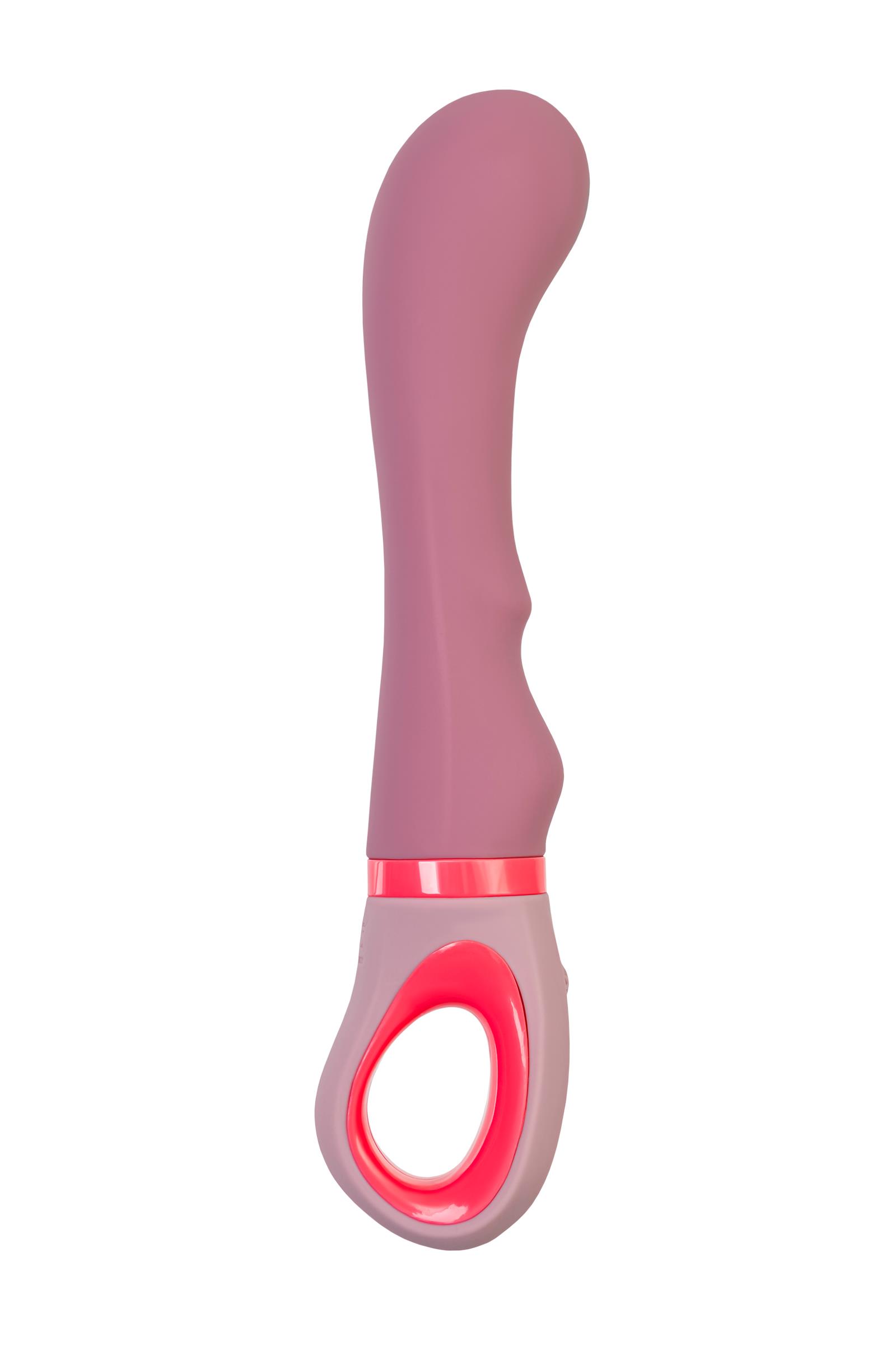 __Вибратор Flovetta ROSE, силикон, розовый, 19 см