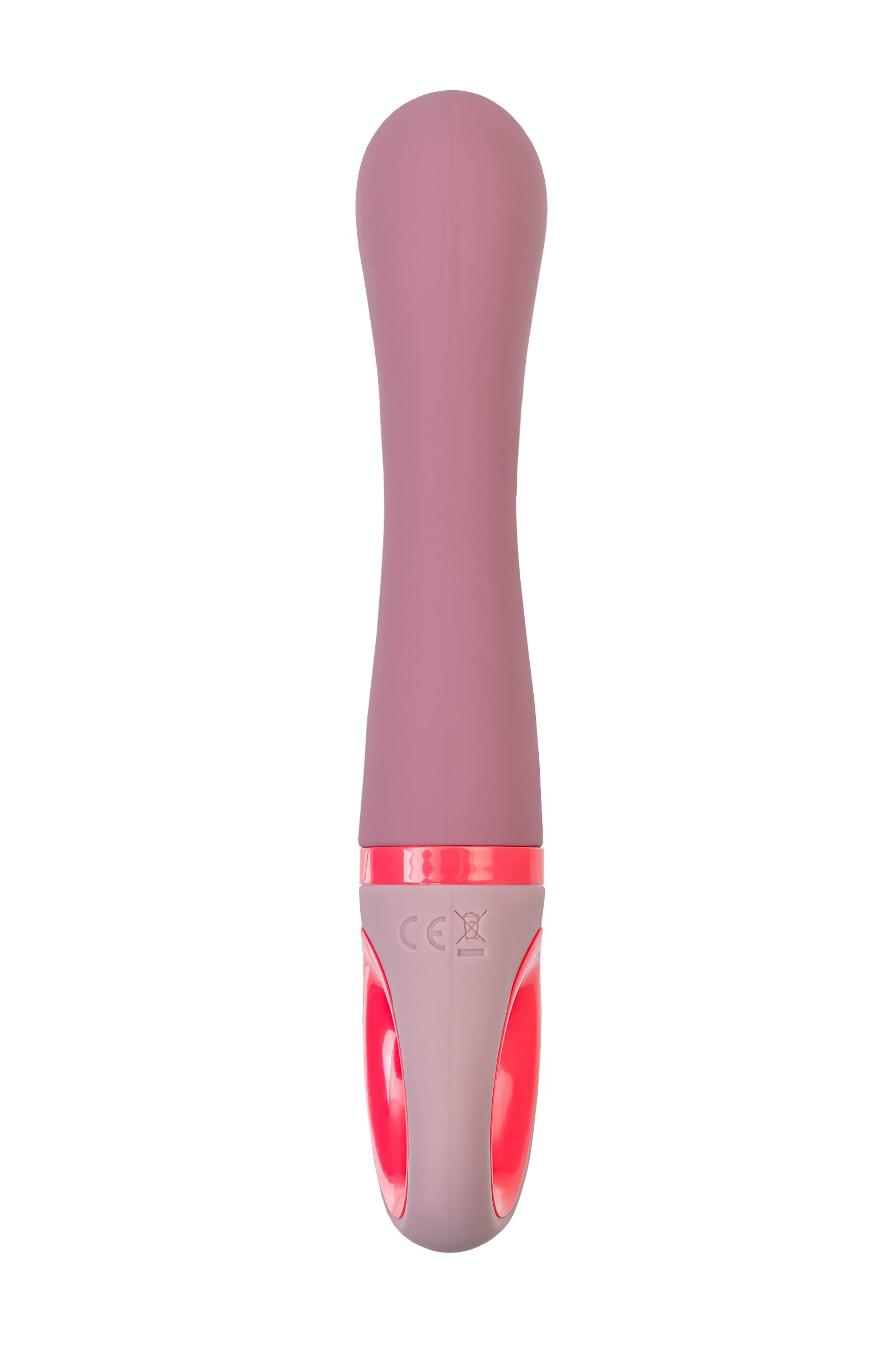 __Вибратор Flovetta ROSE, силикон, розовый, 19 см