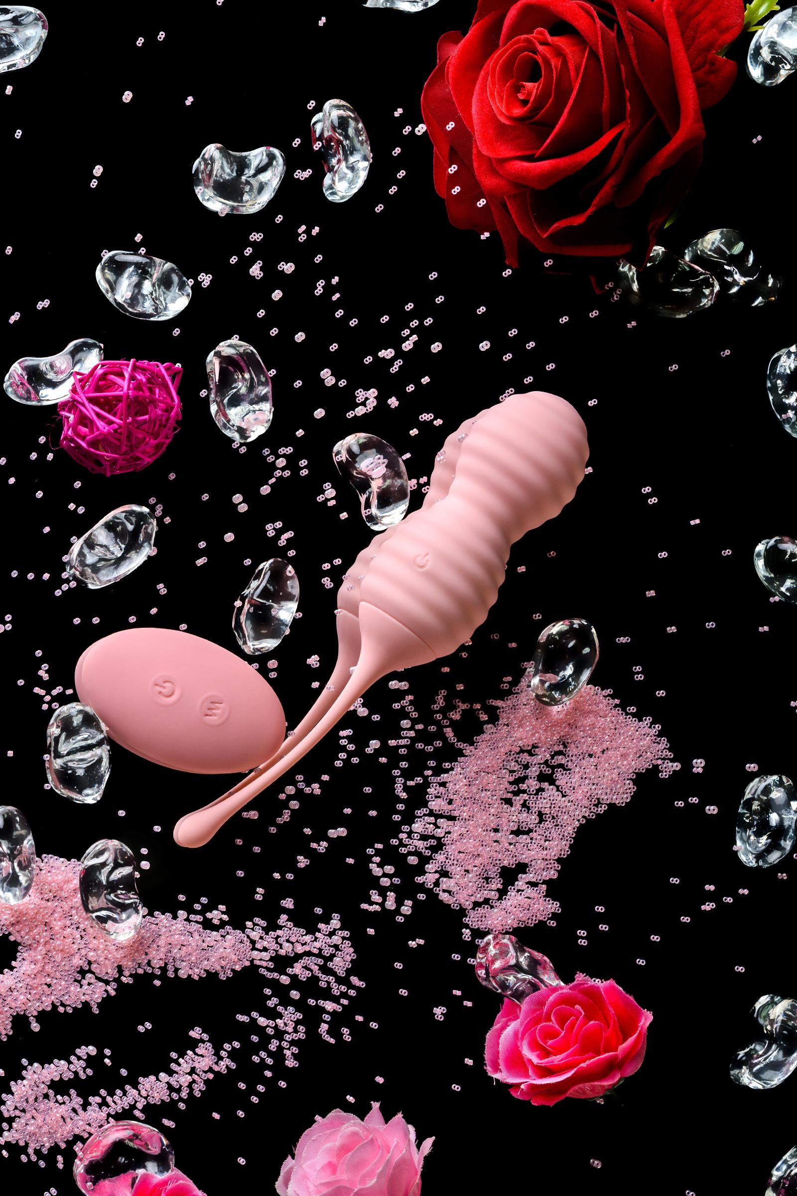 Eromantica 2'si 1 arada ZEFYR Kişisel antrenör, Silikon, pembe, 17,3 cm