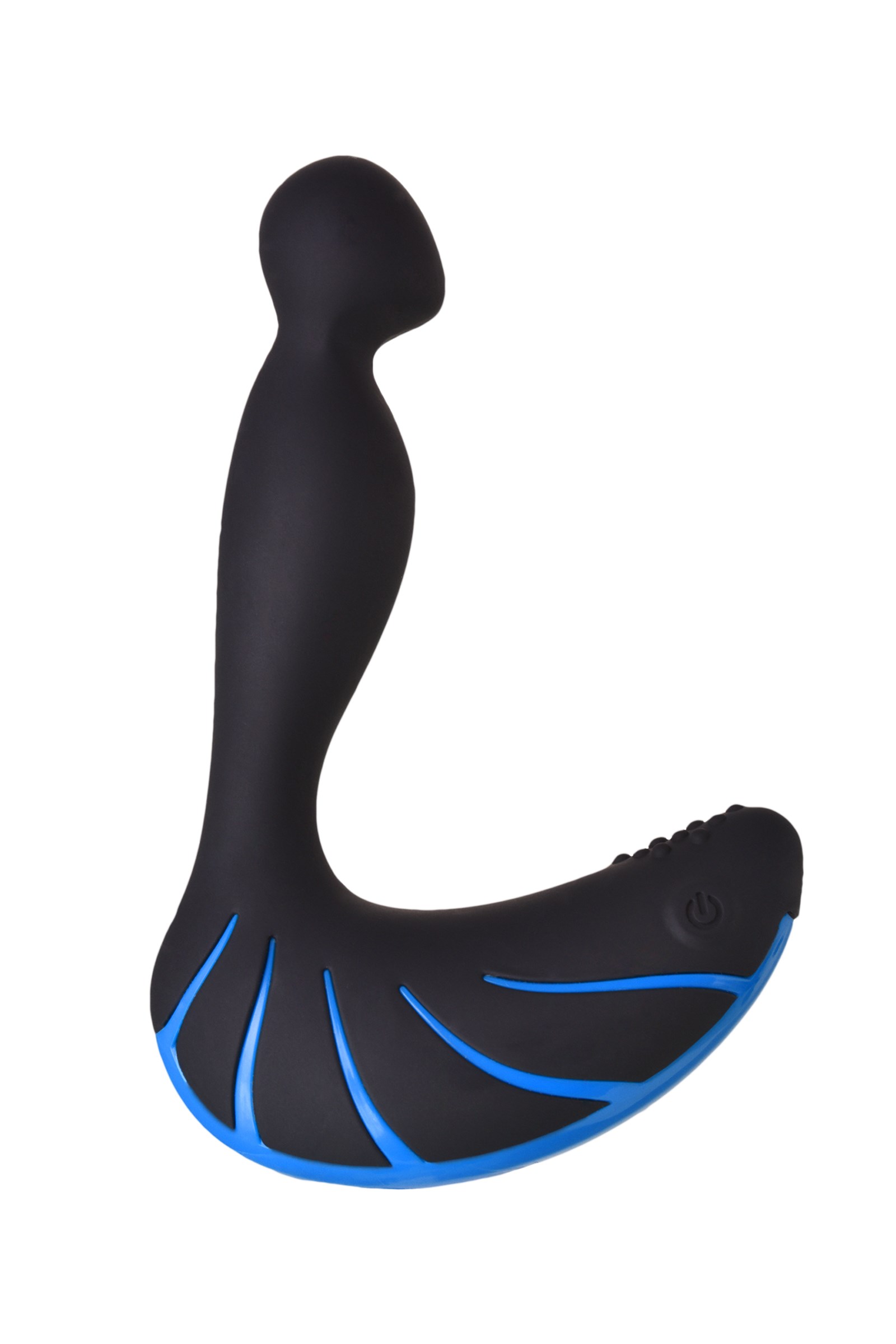 Erotist Üçüncü prostat stimülatörü, silikon, siyah, 15,7 cm