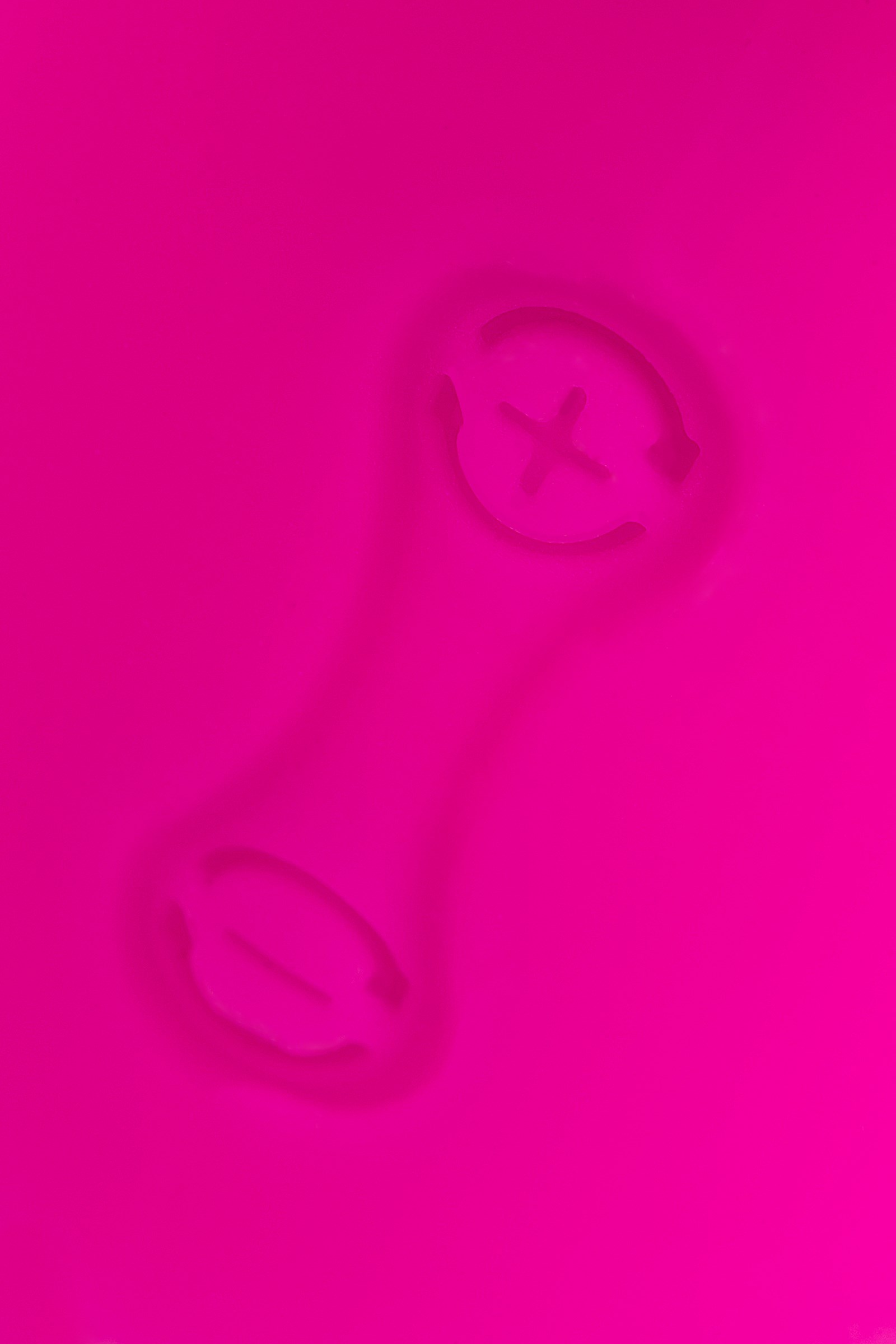 L'EROİNA klitoral stimülatörlü vibratör, silikon, pembe, 19 cm