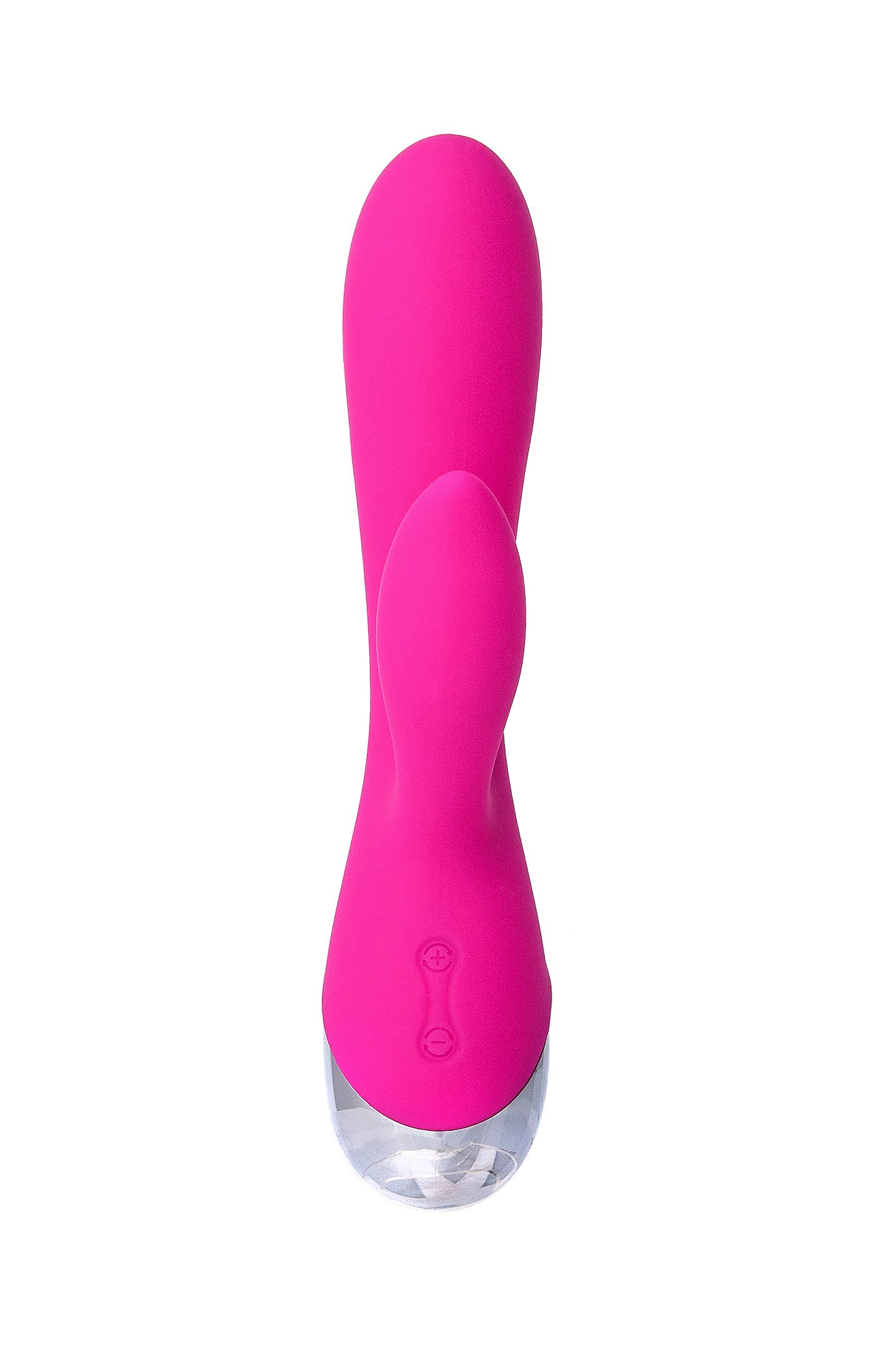 L'EROİNA klitoral stimülatörlü vibratör, silikon, pembe, 19 cm