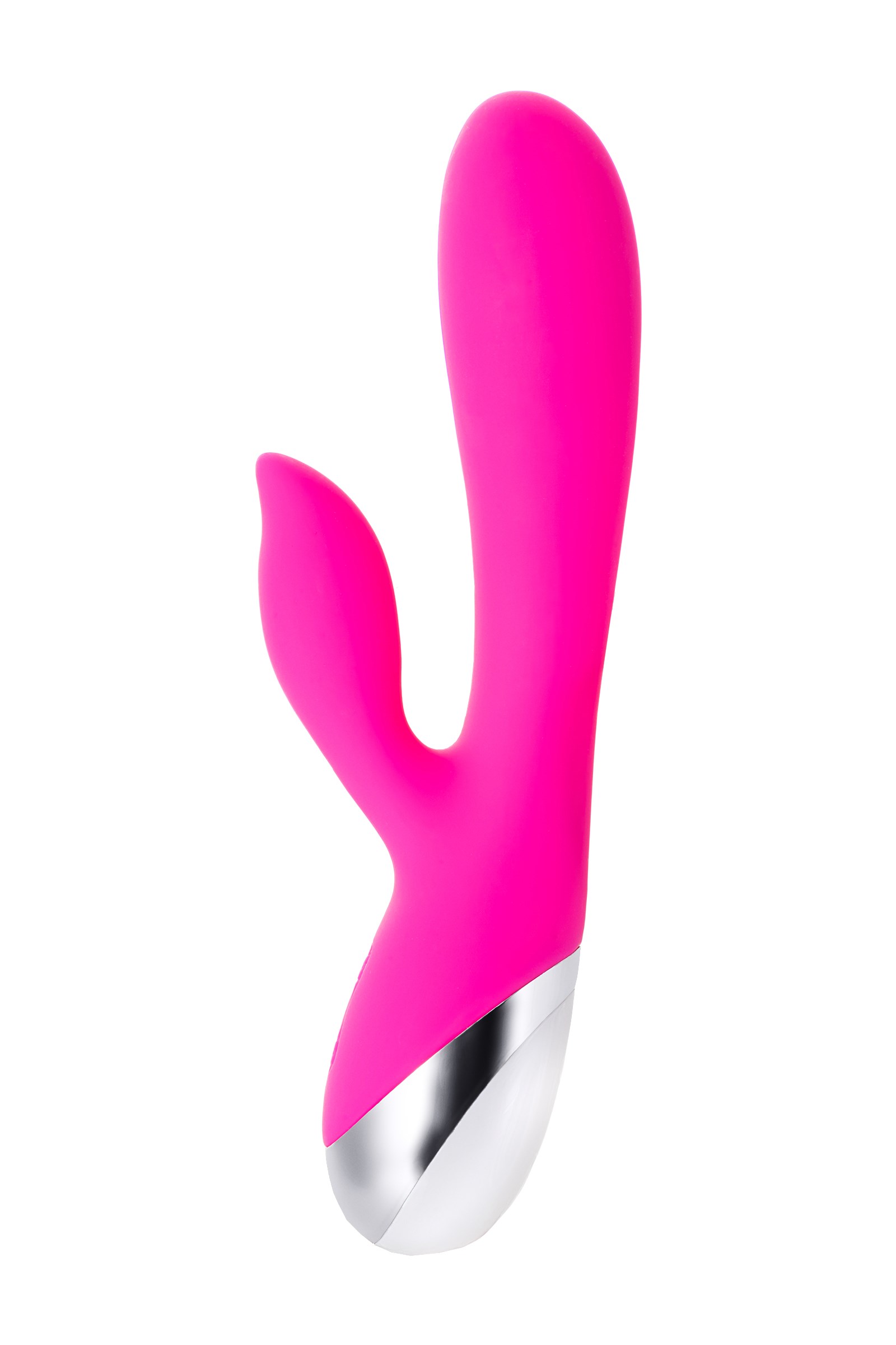L'EROİNA klitoral stimülatörlü vibratör, silikon, pembe, 19 cm